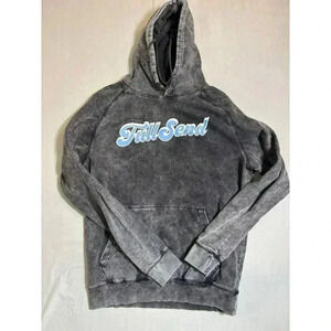 Full Send Nelk Boys Black Hoodie Sweatshirt Size M